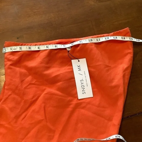 Sndys NOBU Strapless Ruched Mini Dress. Size S/M - Picture 9 of 10